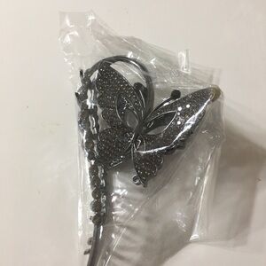 Black butterfly claw clip for hair accessories